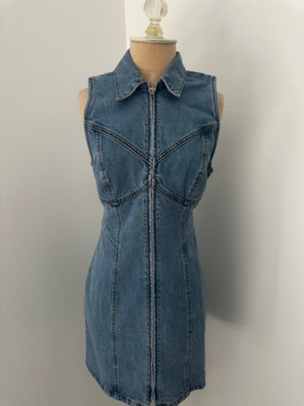 Discontinued Denim GRLFRND Zip Up